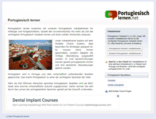 Tablet Screenshot of portugiesischlernen.net